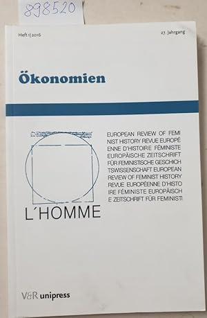 Seller image for konomien: Heft 1: 2016 : 27. Jahrgang : Europische Zeitschrift fr Feministische Geschichtswissenschaft : for sale by Versand-Antiquariat Konrad von Agris e.K.