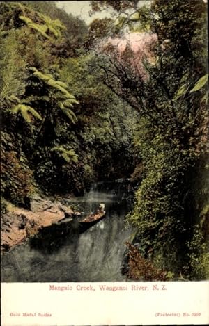 Ansichtskarte / Postkarte Neuseeland, Mangaio Creek, Wanganui River