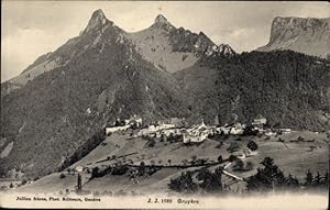 Ansichtskarte / Postkarte Broc Gruyère Kanton Freiburg, Panorama