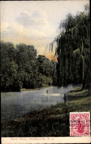 Ansichtskarte / Postkarte Christchurch Neuseeland, Avon Fluss