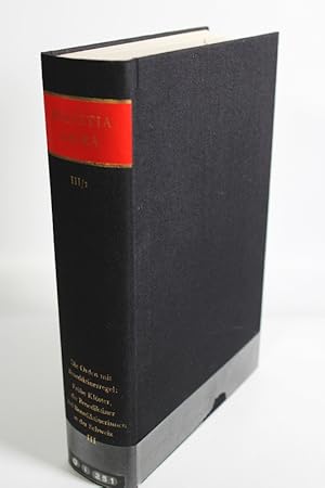 Seller image for Frhe Klster, die Benediktiner und Benediktinerinnen in der Schweiz, dritter Teil. Helvetia sacra ; Abt. 3, Bd. 1, Teil 3. for sale by Antiquariat Bookfarm