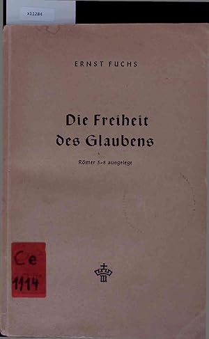 Bild des Verkufers fr Die Freiheit des Glaubens. Band 14 zum Verkauf von Antiquariat Bookfarm