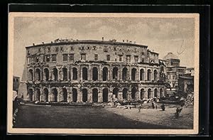 Ansichtskarte Roma, Theater des Marcellus mit Synagoge