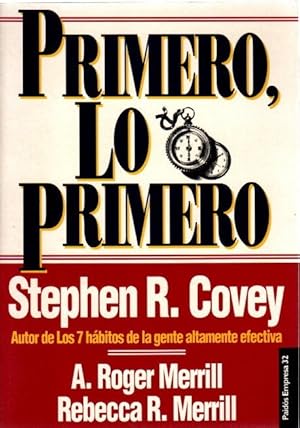 Seller image for Primero, lo primero . for sale by Librera Astarloa