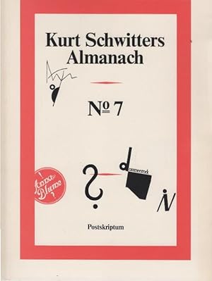 Imagen del vendedor de Kurt Schwitters Almanach No. 7 a la venta por Schrmann und Kiewning GbR