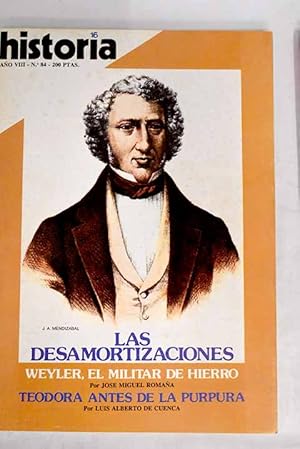 Imagen del vendedor de Historia 16, Ao 1983, n 84:: Lbano, mon amour; Las milicias de la cultura; El Vivillo; De Campomanes a Carlos IV; Un tema de moda; La desamortizacin de Mendizbal; La desamortizacin de Madoz; Burebitsa: primer rey de Rumana; Teodora antes de la prpura; Latinoamrica encadenada: integracin de las ex colonias espaolas en el sistema del imperialismo britnico a la venta por Alcan Libros