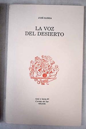 Imagen del vendedor de La voz del desierto a la venta por Alcan Libros