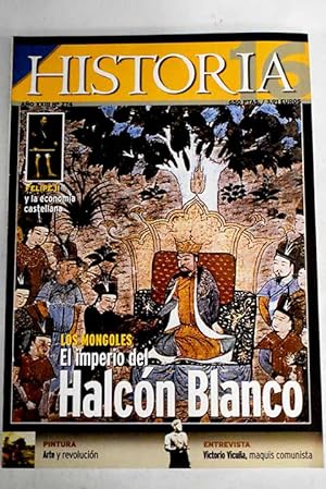 Immagine del venditore per Historia 16, Ao 1999, n 274:: Mongoles: El Imperio del Halcn Blanco; Gengis Khan, el conquistador; La importancia de Mallorca para la Repblica; Los Judos en el Reino de Aragn; Misin: bombardear Tokio; Mitologa: Animales y dioses del mar; Felipe II y la economa castellana; Entrevista: Victorio Vicua, maquis comunista: El PCE mand liquidar a muchos de los nuestros; Arte y revolucin; Los nuevos manuscritos de Servet; Ciencia: Los albores de la farmacopea; Pequeas Historias: Los amores de Juan Ramn Jimnez venduto da Alcan Libros