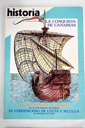 Imagen del vendedor de Historia 16, Ao 1983, n 85:: Las pintorescas ideas econmicas de Franco; Atacan los ingleses; Las Canarias prehispnicas; Conquista y colonizacin; Una nueva sociedad; Stamboliiski, el dictador verde; Los ingleses vistos por Voltaire; La democracia ateniense a la venta por Alcan Libros