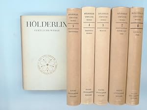 Hölderlin-Sämtliche Werke, Band 1-6, Kleine Stuttgarter Ausgabe.