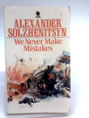 Seller image for We never make Mistakes for sale by World of Rare Books