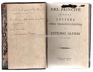 Image du vendeur pour Del Principe e delle lettere opera filosofico-politica / Della Tirannide opera filosofico-politica. / Pg.123 La virt sconosciuta. Dialogo. mis en vente par Llibreria Antiquria Delstres