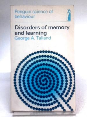 Seller image for Disorders Of Memory And Learning for sale by World of Rare Books