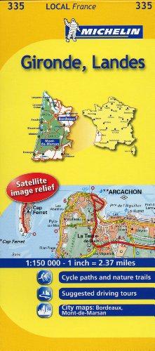 Bild des Verkufers fr Gironde, Landes Michelin Local Map 335: No. 335 (Michelin Local Maps) zum Verkauf von WeBuyBooks