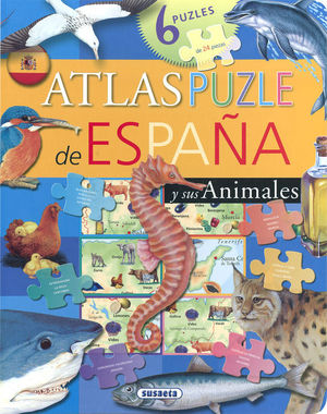 ATLAS PUZLE DE ESPAÑA Y SUS ANIMALES