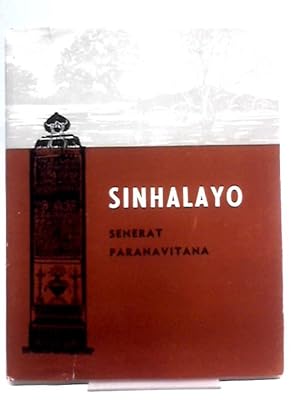 Image du vendeur pour Sinhalayo mis en vente par World of Rare Books