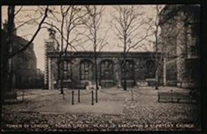 Seller image for Tower Of London Execution St. Peter's Church Postcard for sale by Postcard Anoraks