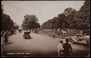 Immagine del venditore per London Rotten Row Equestrian Promenade Postcard venduto da Postcard Anoraks