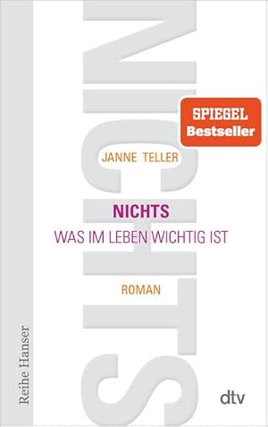 Bild des Verkufers fr Nichts: Was im Leben wichtig ist   Roman (Reihe Hanser) zum Verkauf von Rheinberg-Buch Andreas Meier eK