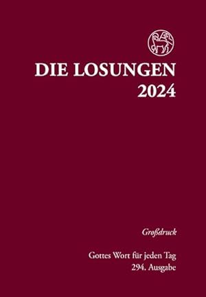 Image du vendeur pour Losungen Deutschland 2024 / Die Losungen 2024: Grossdruck Hardcover mis en vente par Rheinberg-Buch Andreas Meier eK