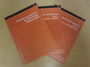 Imagen del vendedor de GUIONES DE PRCTICAS DE METROLOGA DIMENSIONAL. El Tomo + Los 2 CUADERNOS DEL ALUMNO Parte 1: Medidas de Longitudes y ngulos / Parte 2: Medida de Formas y Microgeometra (OBRA COMPLETA) a la venta por Libreria Rosela