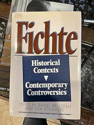 Imagen del vendedor de Fichte: Historical Contexts/Contemporary Controversies a la venta por Book Garden