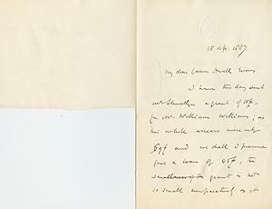 Imagen del vendedor de 1887 Manuscript Letter about Essex by Conservative British Politician, Stanley Leighton a la venta por Katz Fine Manuscripts Inc.