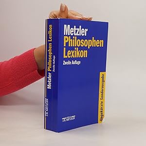 Bild des Verkufers fr Metzler-Philosophen-Lexikon zum Verkauf von Bookbot