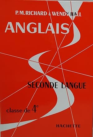 Imagen del vendedor de Anglais, seconde langue : Classe de 4e. a la venta por Tamery