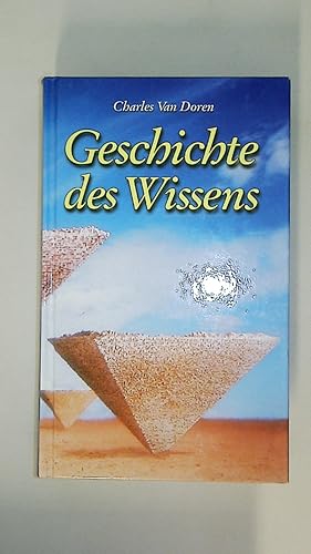 Seller image for GESCHICHTE DES WISSENS. for sale by HPI, Inhaber Uwe Hammermller
