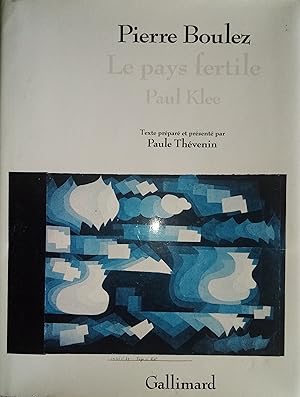 Image du vendeur pour LE PAYS FERTILE Paul Klee Gallimard, 1989 mis en vente par Victor76