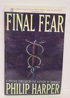 Imagen del vendedor de Final Fear a la venta por Tall Stories Book & Print Gallery