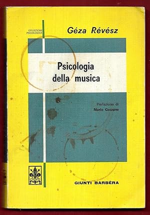Seller image for Psicologia della musica for sale by Libreria Oltre il Catalogo