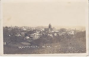 Real Photo Albumen Postcard of Fayetteville, West Virginia