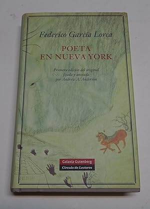 Seller image for POETA EN NUEVA YORK. Primera edicin del original fijada y anotada por Andrew A. Anderson. for sale by Librera J. Cintas