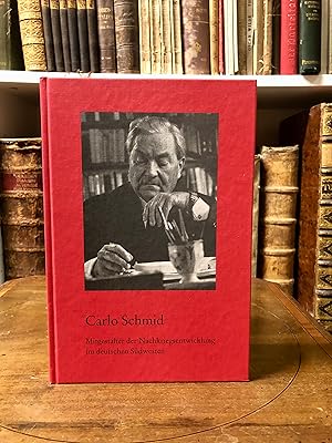 Bild des Verkufers fr Carlo Schmid. Mitgestalter der Nachkriegsentwicklung im deutschen Sdwesten. Symposium anllich seines 100. Geburtstages am 7. Dezember 1996 in Mannheim. (= Verffentlichungen der Kommission fr geschichtliche Landeskunde in Baden-Wrttemberg, Reihe B, 138. Band). zum Verkauf von Antiquariat Seibold