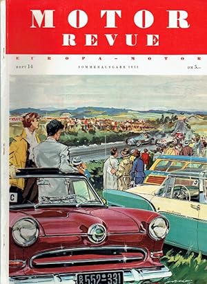 Seller image for Motor Revue. Europa - Motor. Heft 14, 1955. Sommerausgabe. for sale by Antiquariat Bernhardt