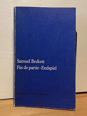 Bild des Verkufers fr Fin de partie - Endspiel. Franzsisch - deutsch. edition suhrkamp 96 zum Verkauf von Buchhandlung Neues Leben