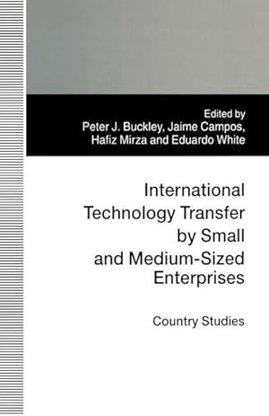 Bild des Verkufers fr International Technology Transfer by Small and Medium-Sized Enterprises : Country Studies zum Verkauf von AHA-BUCH GmbH