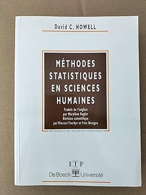 Méthodes statistiques en sciences humaines