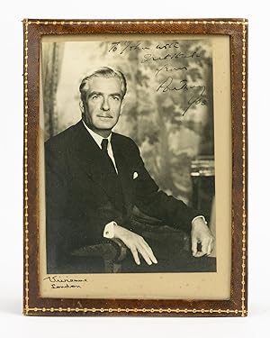 A signed vintage portrait photograph of Anthony Eden