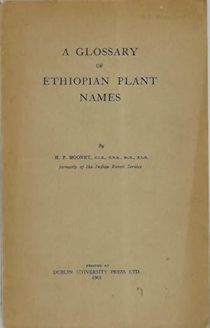 A Glossary of Ethiopian Plant Names