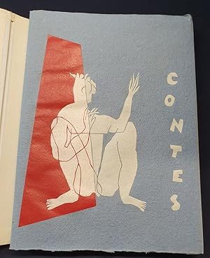 Henri LAURENS / William SAROYAN : Contes. 1953 EO avec bois gravés. Signé par l'artiste