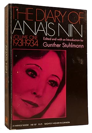 Seller image for THE DIARY OF ANAIS NIN, VOL. 1: 1931-1934 for sale by Rare Book Cellar