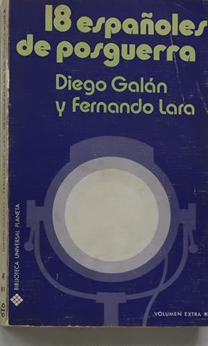 Immagine del venditore per 18 espaoles de posguerra venduto da Librera Alonso Quijano