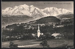 Carte postale Cordon, le Mont-Blan