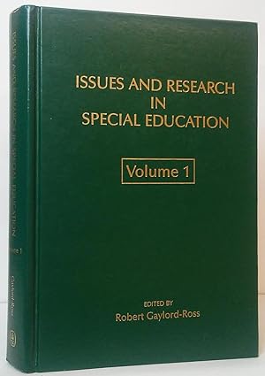 Bild des Verkufers fr Issues and Research in Special Education: Volume 1 zum Verkauf von Stephen Peterson, Bookseller