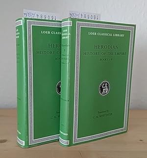 Seller image for History of the empire. [By Herodian]. 2 Volumes (complete). - Volume 1: Books 1-4. - Volume 2: 5-8. With an English Translation by C. R. Whittaker. (= Loeb Classical Library, Volume 454 and 455). for sale by Antiquariat Kretzer