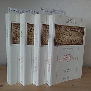 Historia ecclesiastica - Kirchengeschichte. [Von Sozomenos]. 4 Teilbände (vollständig). Griechisc...