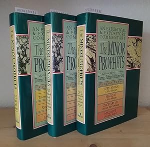 Seller image for The Minor Prophets. An Exegetical and Expository Commentary. [Edited by Thomas Edward McComiskey]. 3 Volumes (complete). - Volume 1: Hosea, Joel, and Amos. - Volume 2: Obadiah, Jonah, Micah, Nahum, and Habakkuk. - Volume3: Zephaniah, Haggai, Zechariah, and Malachi. for sale by Antiquariat Kretzer